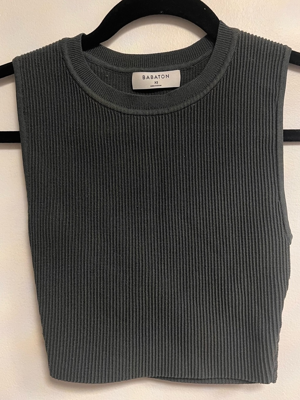 🫧2/$40🫧 Babaton Ribbed Sleeveless Crop Top